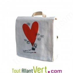 Sac � dos enfant Amnesty International en coton bio 23 x 23 x 7,5 cm
