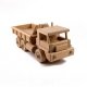 Camion benne amovible de chantier en bois naturel Equilibrist 23x8x9.5cm