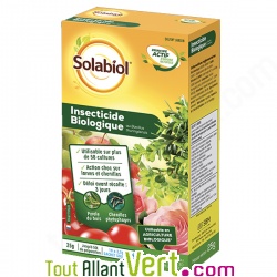 Insecticide biologique au Bacillus Thuringiensis 25g, 50 litres de solution