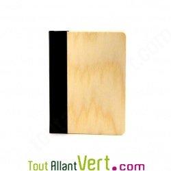 Cahier couverture bois de fr�ne A6  Quebook