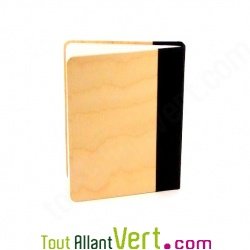 Cahier couverture bois d\'Erable A6  Quebook