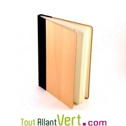 Cahier couverture bois d\'Acajou A5  Quebook