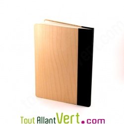 Cahier couverture bois d\'Acajou A5  Quebook