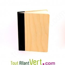Cahier couverture bois d\'Erable A5  Quebook