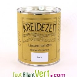 Lasure teint�e teck � l\'huile 0,75l ext�rieur, int�rieur