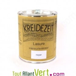 Lasure teint�e noyer � l\'huile 0,75l ext�rieur, int�rieur