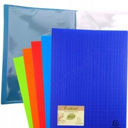 Prot�ge documents en polypro recycl� Orange, 20 pochettes, Forever