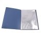 Prot�ge documents bleu fonc� en polypro recycl�, 30 pochettes, Forever