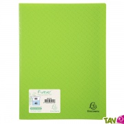 Protge documents en polypro recycl Vert, 40 pochettes, Forever