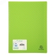 Prot�ge documents en polypro recycl� Vert, 40 pochettes, Forever