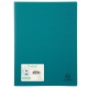 Prot�ge documents Turquoise polypro recycl�, 40 pochettes