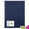 Prot�ge documents Bleu fonc� polypro recycl�, 40 pochettes, Forever