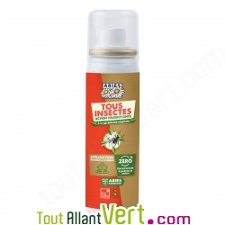 Spray insecticide naturel Rampant et Volant, Action foudroyante, 200ml Aries