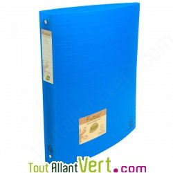 Classeur 4 anneaux polypro recycl�, Forever, dos 4 cm