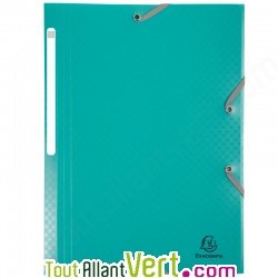 Chemise � �lastiques 3 rabats en polypro recycl�