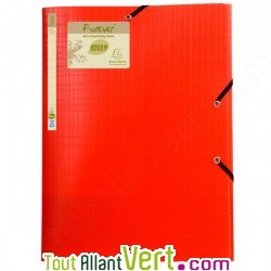 Chemise PP recycl� 3 rabats rouge, Forever