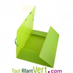 Chemise PP recycl� 3 rabats vert, Forever