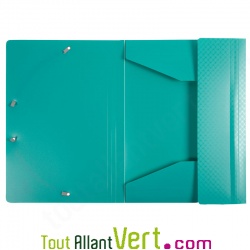 Chemise PP recycl� 3 rabats vert, Forever