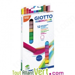 Craies multicolores 100% naturelles pour tableau noir, lot 12