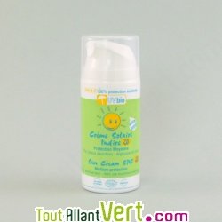 Cr�me solaire Indice 10 protection basse, 100% min�rale, tube 100ml
