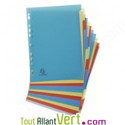 Intercalaire Polypro recycl� 12 onglets, Forever