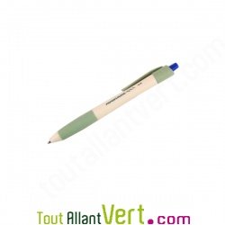 Stylo bille bleu biod�gradable, rechargeable, Papermate