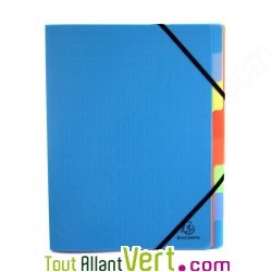 Trieur 7 compartiments Polypro recycl� bleu turquoise Forever