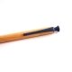 Stylo bille r�tractable en bois de h�tre, encre gel bleu