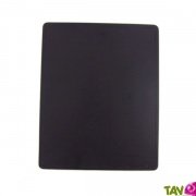 Tapis de souris en cuir recycl noir 24x19,5 cm