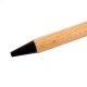 Stylo bille r�tractable en bois de h�tre, encre gel noir
