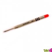 Recharge encre gel rouge pour stylo en bois rtractable