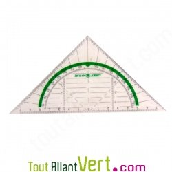 Equerre rapporteur �cologique en bioplastique