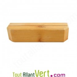 Porte photo en bois 12cm, huile v�g�tale