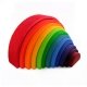Arc en ciel bois empilable, 12 pi�ces, 38 cm, Grimms