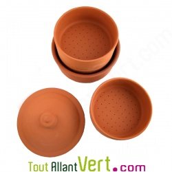 Grand germoir en terre, 3 �tages pour graines � germer bio