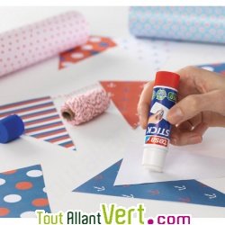 Colle  papier cologique, Eco-logo