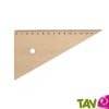 Equerre en bois naturel gradu�e 15 cm, 60�