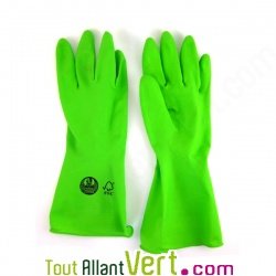 Gants de m�nage en latex naturel Taille L
