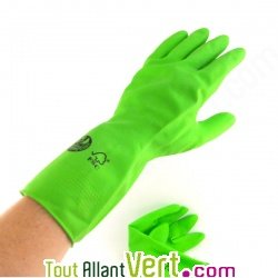 Gants de m�nage en latex naturel Taille L