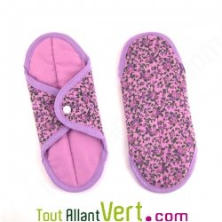 Serviette hygi�nique lavable en coton biologique