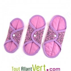 Serviette hygi�nique lavable en coton biologique