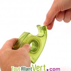 D�vidoir en plastique recycl� Eco-logo pour ruban adh�sif