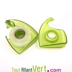 D�vidoir en plastique recycl� Eco-logo pour ruban adh�sif