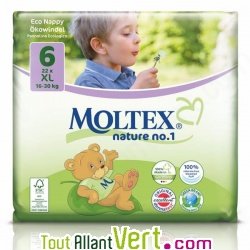 Couches jetables �cologiques Moltex