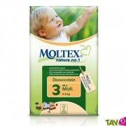 Couches biologiques Midi (4/9 kg) x34, Moltex
