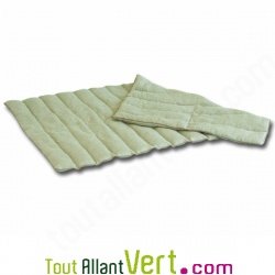 Bouillotte rouleau en graines de lin des Flandres, 42x75cm
