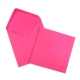 Enveloppes recycles 12.5x12.5 cm, rose, Couleur de Provence, 100g, lot de 50