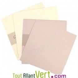 Cartes recycl�es 12x12 cm, Couleur de Provence, 175g, lot de 100