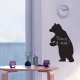 Sticker ardoise ours, mati�re v�g�tale et colle sans solvant