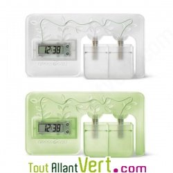 Horloge eau ou terre humide transparente d�corative, 4M2U